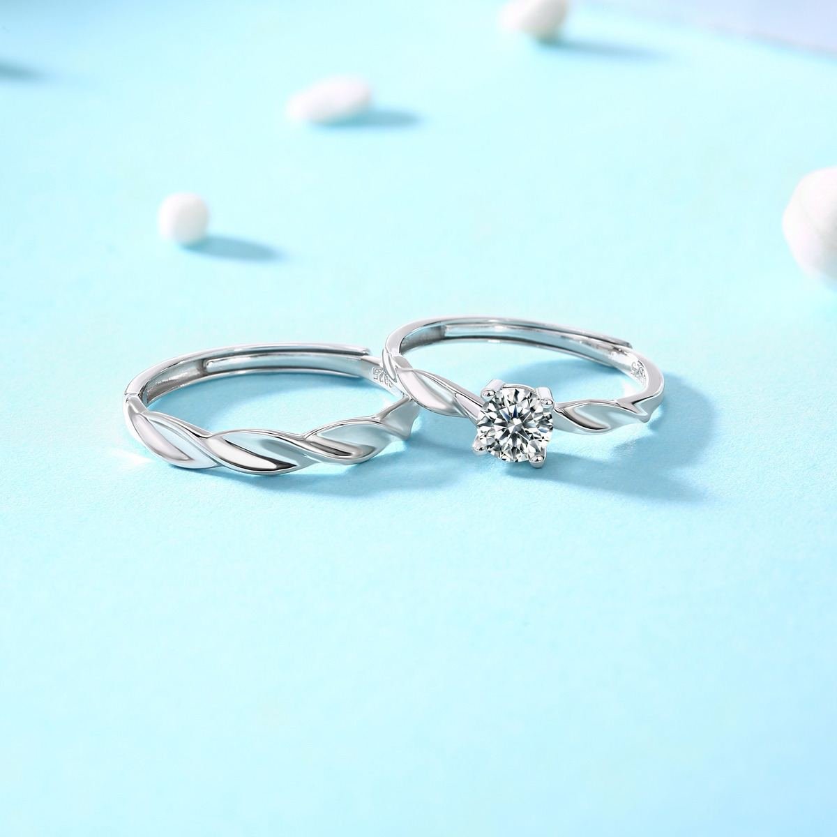 ANILLOS TORZAL DE PAREJA