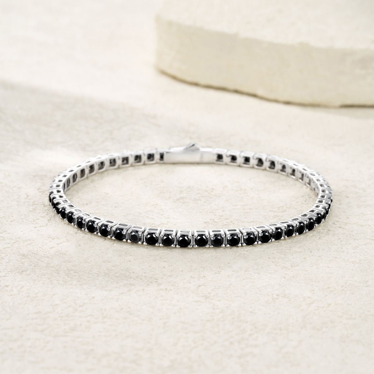 PULSO TENIS 3MM NEGRO